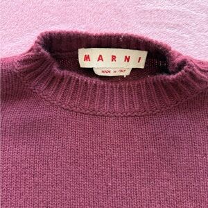 Marni Purple Knit Sweater